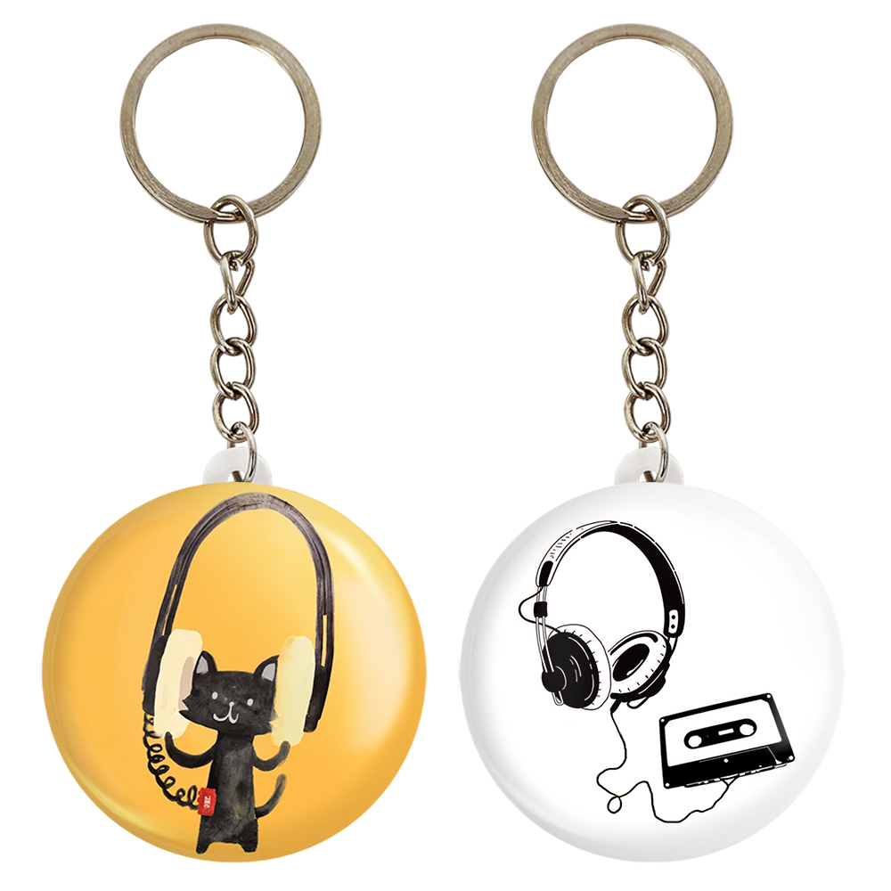 جاکلیدی خندالو مدل هدفون کد 55725575 مجموعه 2 عددی