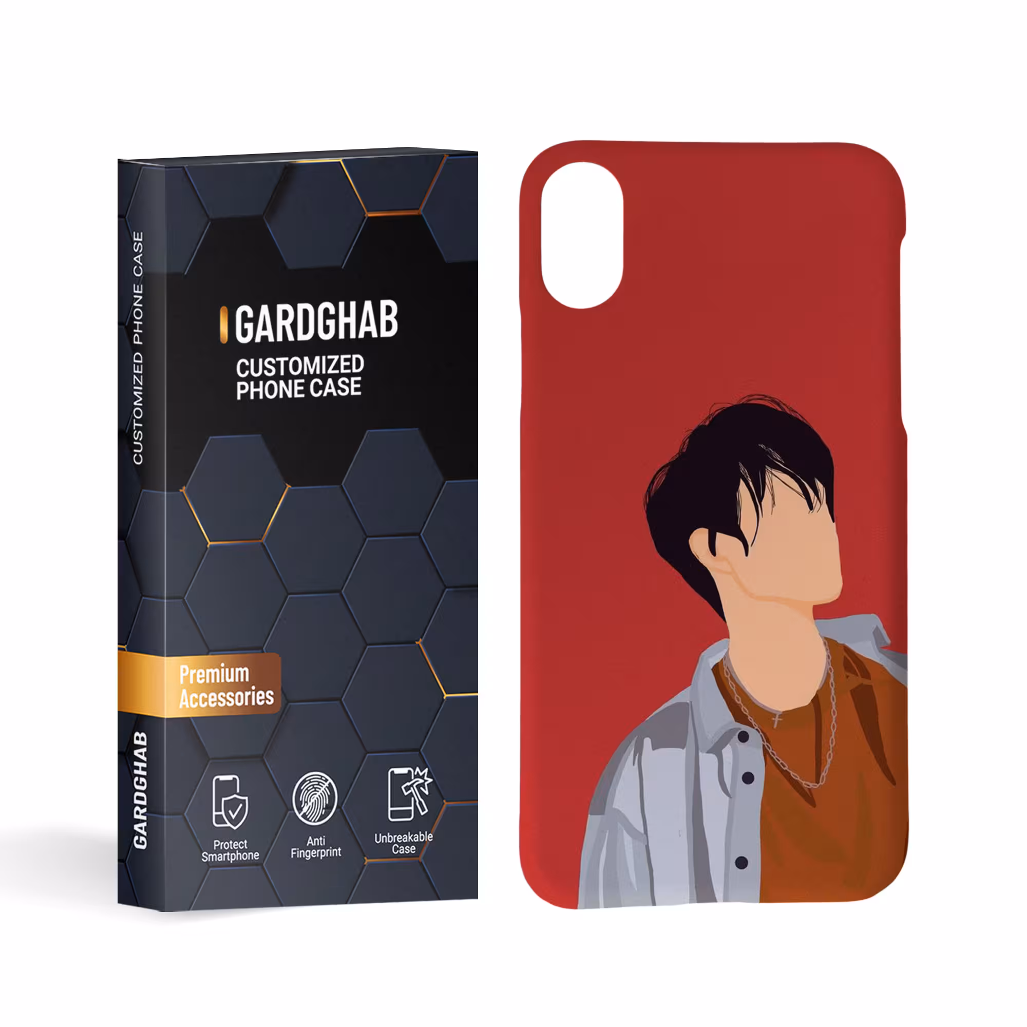 کاور گارد قاب مدل پسرانه مناسب برای گوشی موبایل اپل iphone x xs