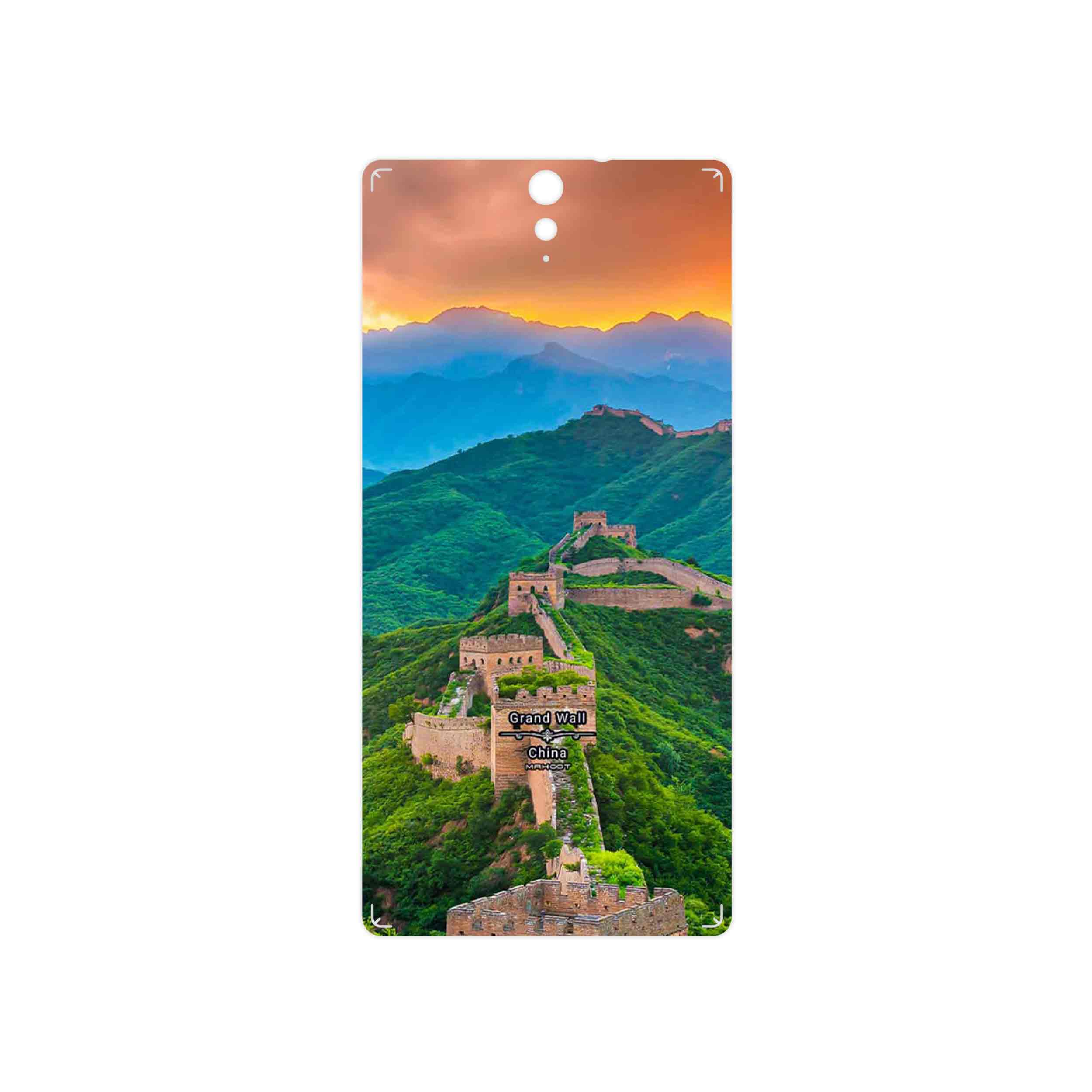 برچسب پوششی ماهوت مدل China Grand Wall مناسب برای گوشی موبایل سونی Xperia C5
