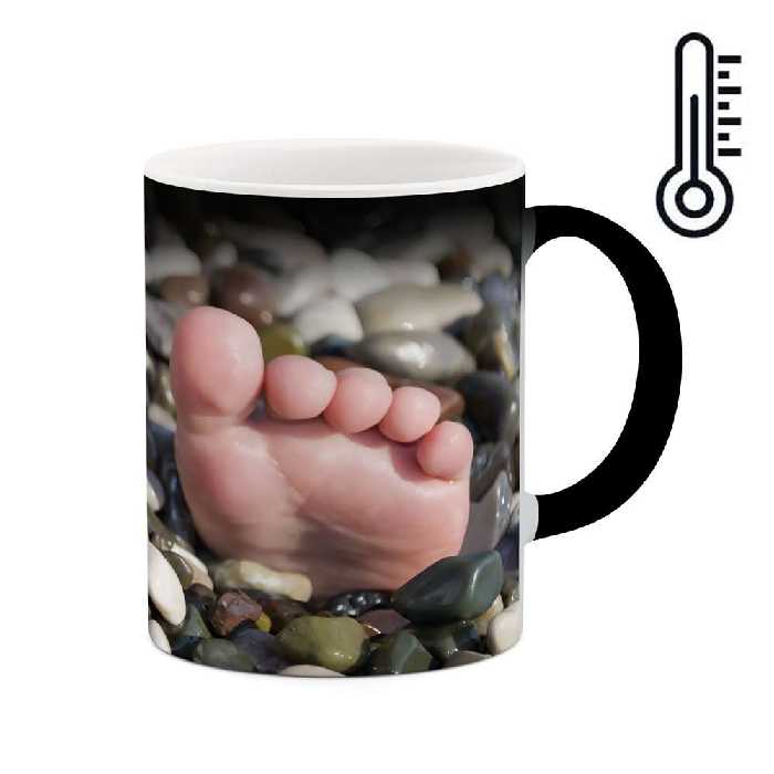 ماگ حرارتی طرح پسری در سنگ ها مدل mgh02412