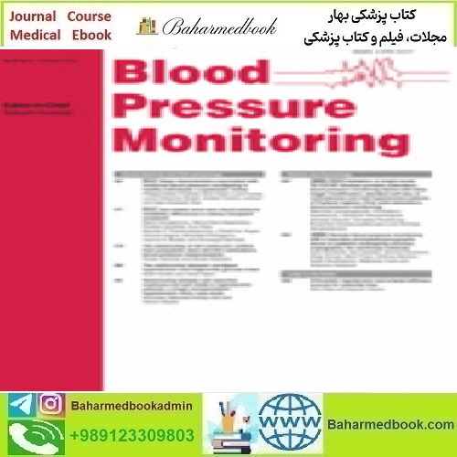 Blood Pressure Monitoring Volume 27 1 to 6 2022 TRUE