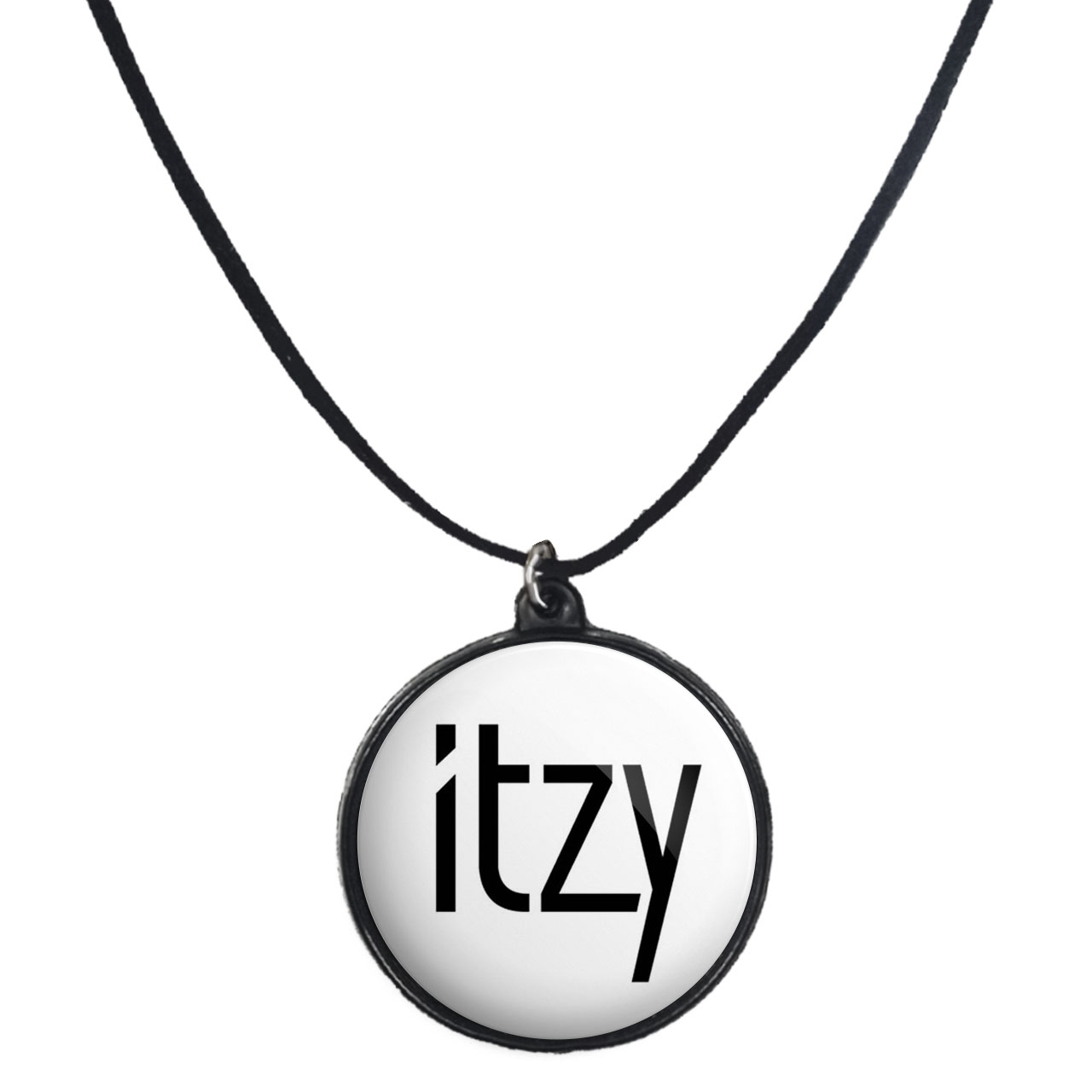 گردنبند پرمانه طرح گروه موسیقی ایتزی کد pmb.13254 مدل دو طرفه