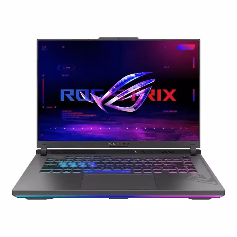 لپ تاپ 16 اینچی ایسوس ROG Strix G16 با پردازنده Core i7-13650HX نسل 13، گرافیک 8 گیگابایت RTX 4060، رم 16 گیگابایت و حافظه 512 گیگابایت SSD