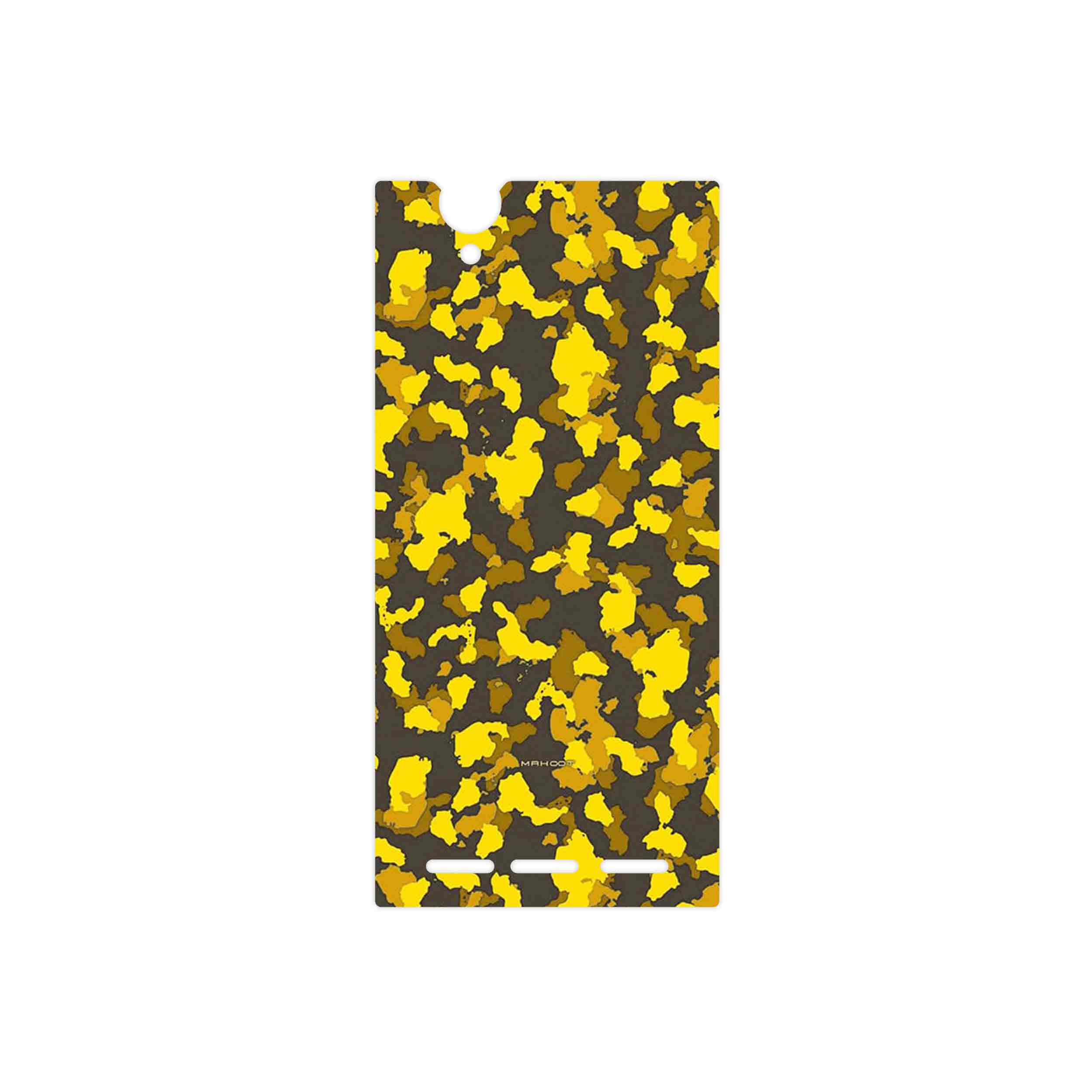 برچسب پوششی ماهوت مدل Yellow Infantry Army مناسب برای گوشی موبایل سونی Xperia T2 Ultra