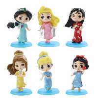فیگور پرنسس های دیزنی Disney Princesses مجموعه 6 عددی