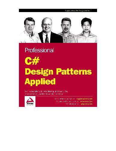 خرید و دانلود نسخه کامل کتاب Professional C# Design Patterns Applied