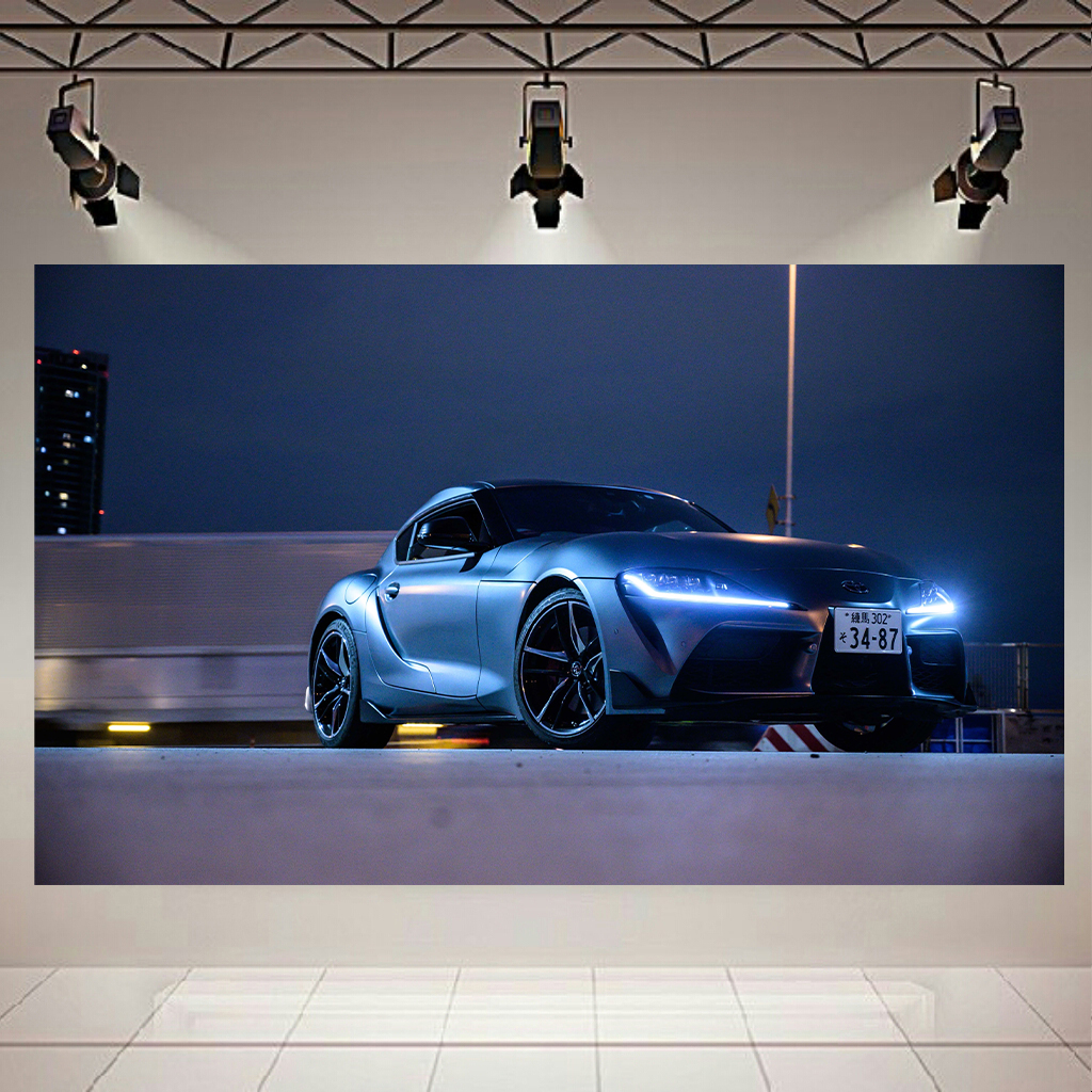 تابلو بوم طرح ماشین مدل Toyota GR Supra کد AR2770