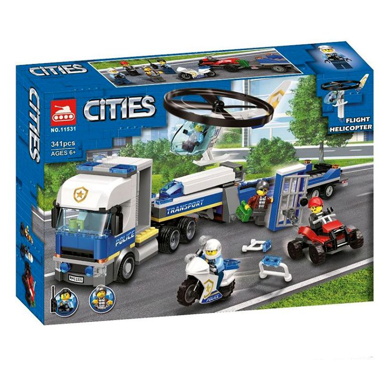 ساختنی (لگو) پلیس 341 قطعه Cities (کد 11531)