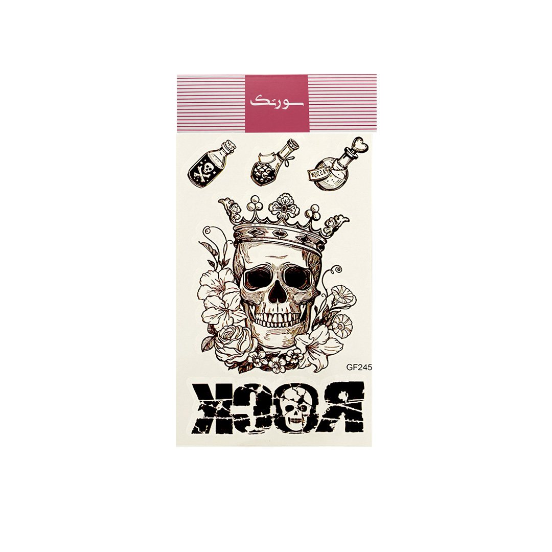 تتو موقت سورتک مدل اسکلت کد soor245