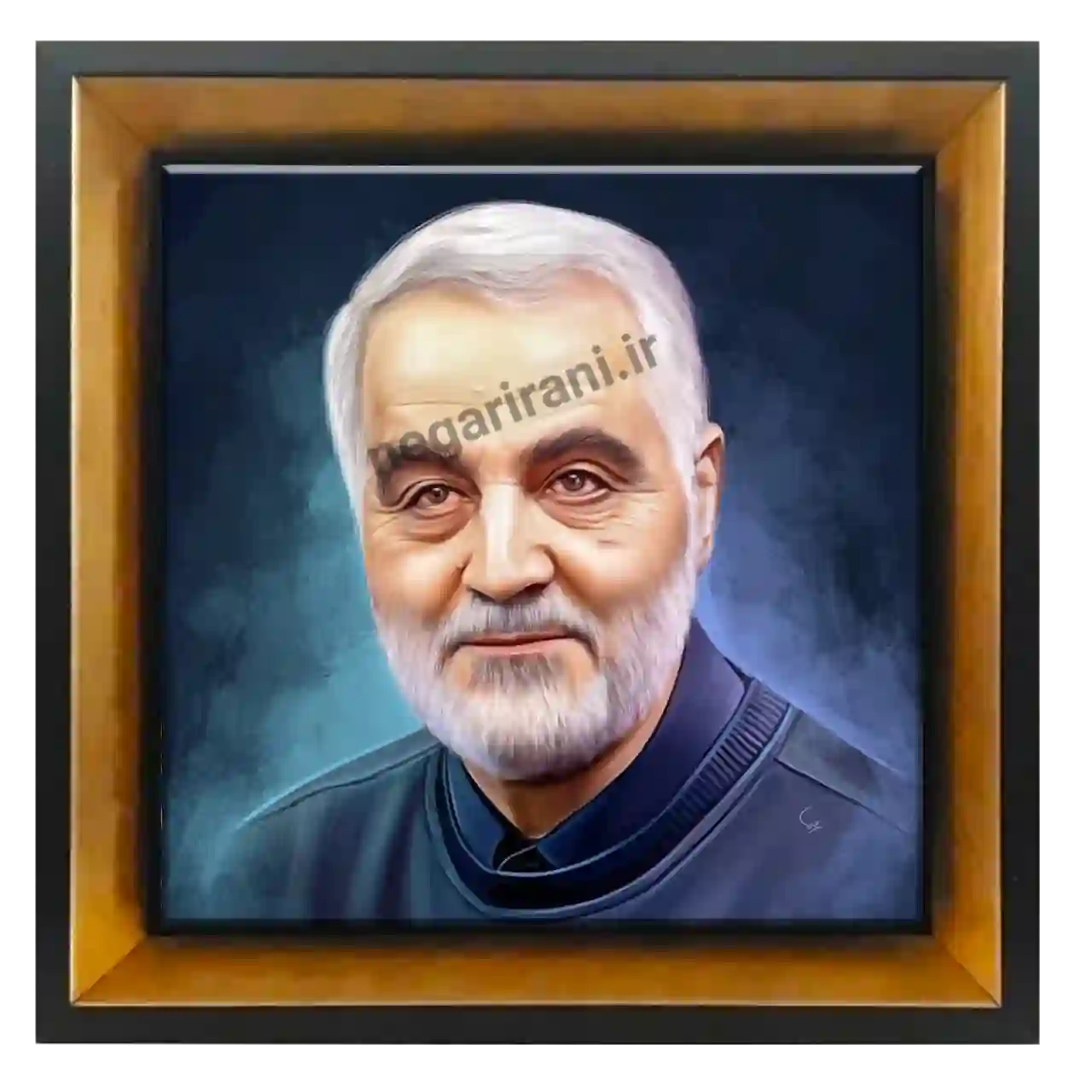 تابلو کاشی شهید حاج قاسم مدل 2ZG63