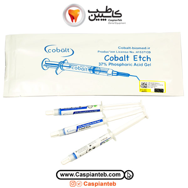 ژل اسید اچ کبالت 3 سرنگه Cobalt Etch 37% | مشاهده و خرید | کاسپین طب