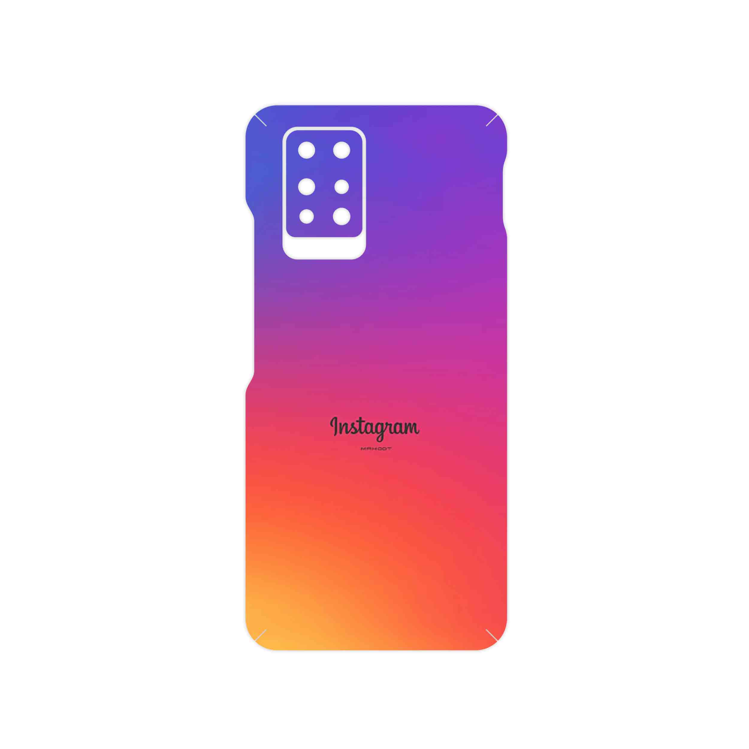 برچسب پوششی ماهوت مدل Instagram مناسب برای گوشی موبایل اینفینیکس Note 10 Pro