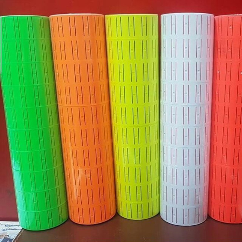 رول لیبل قیمت زن ایرانی 5000 عددی  در 5 رنگ 