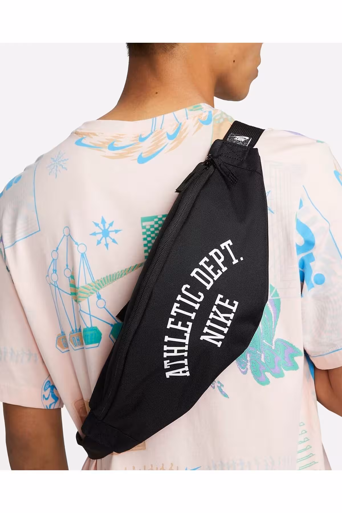 کیف کمری مشکی مردانه و زنانه سیاه میراث HIP Pack 3L کمر FD4317 010 Nike