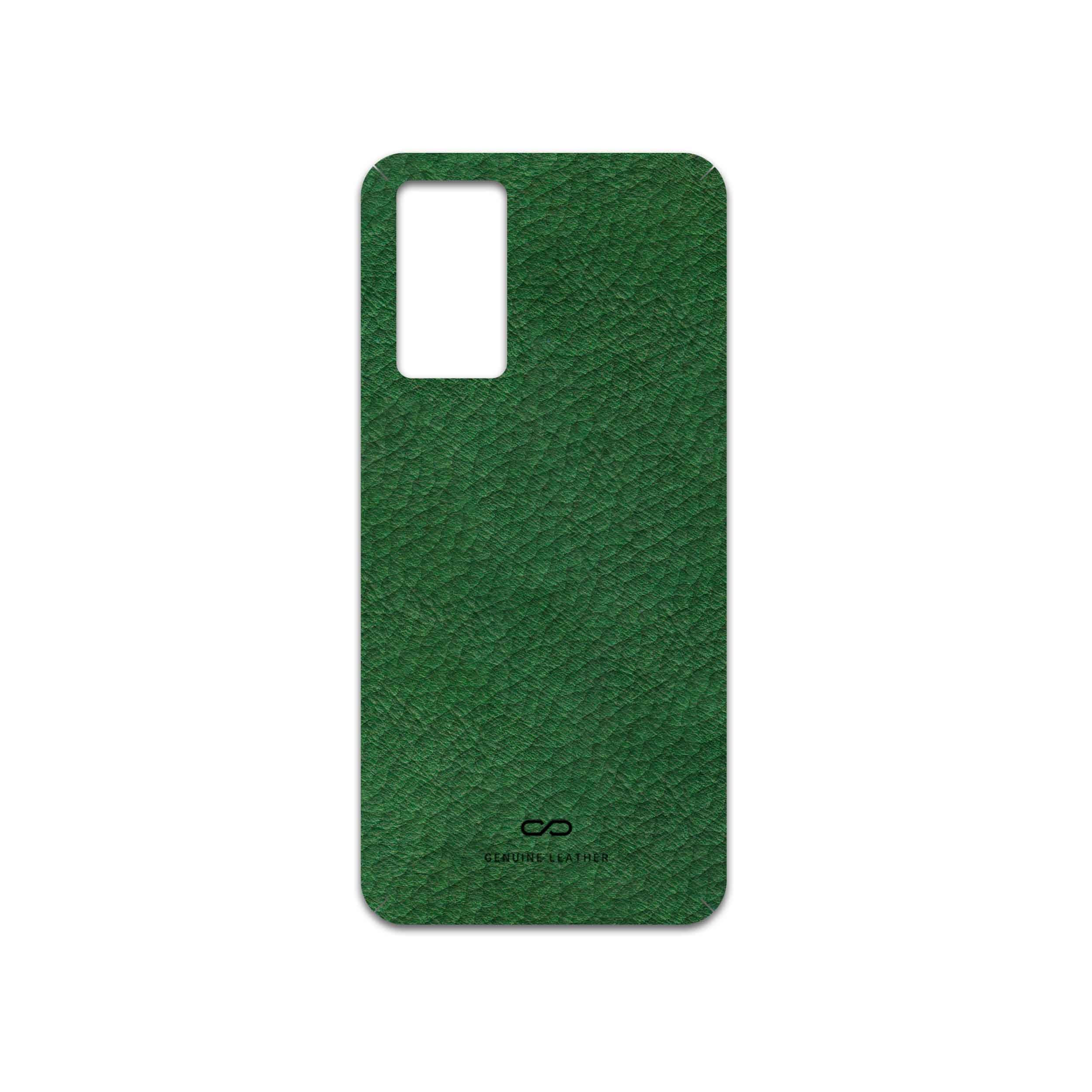 برچسب پوششی ماهوت مدل Green-Leather مناسب برای گوشی موبایل ریلمی GT Master