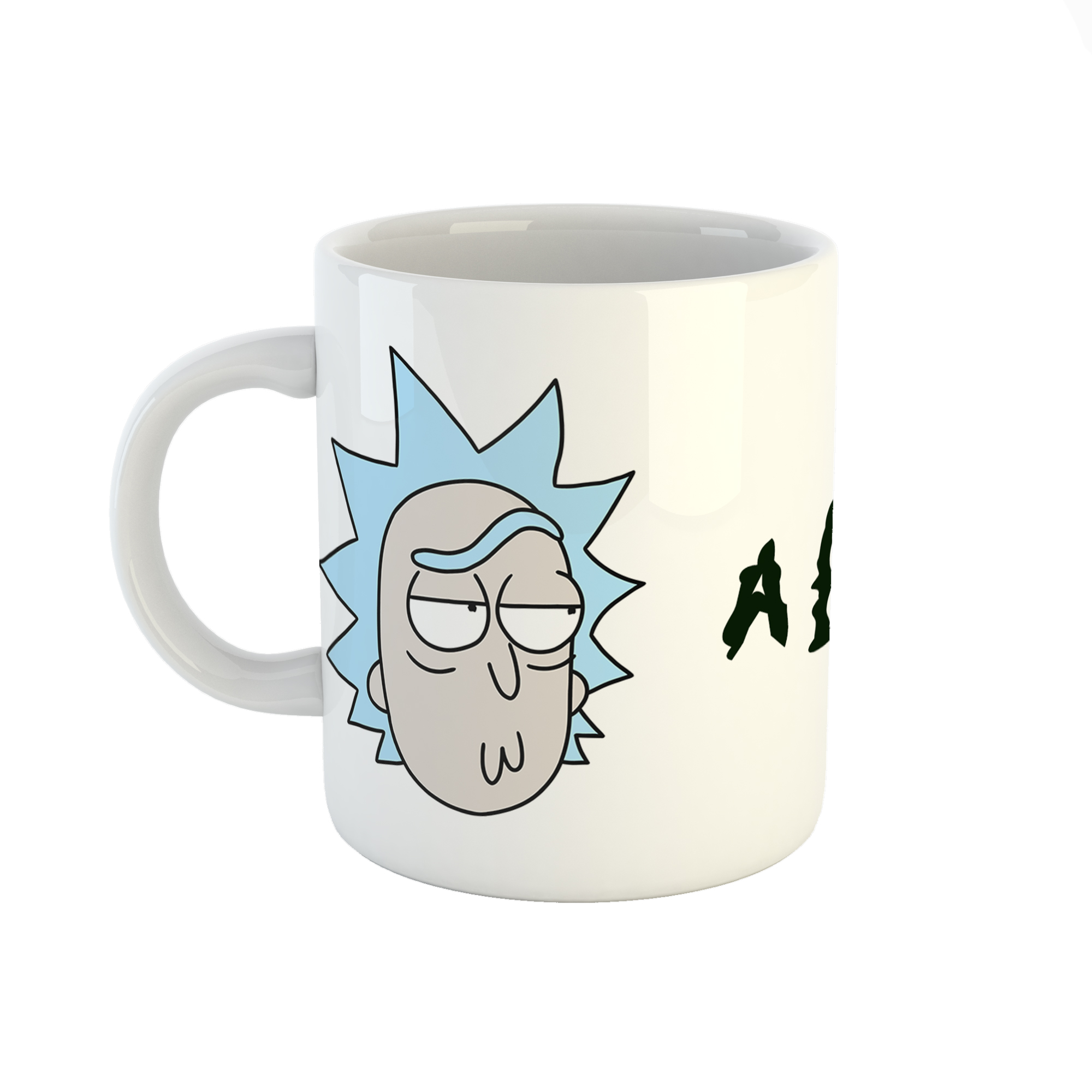 ماگ طرح اسم علی مدل rick and morty کد 843