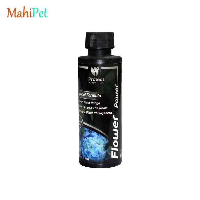 کود مایع گیاه آپارتمانی فلاور پاور(گلدهی گیاه) پروتکت نیچر حجم 60 میلی لیتر