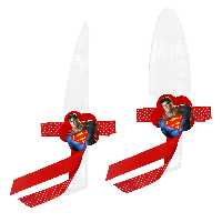 ست کارد و کفگیر سرو کیک مدل سوپرمن