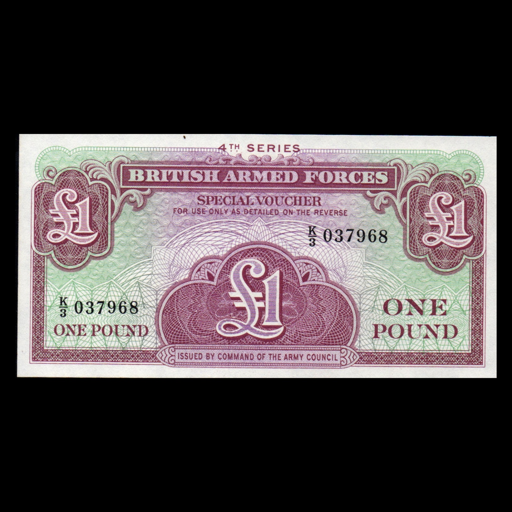 اسکناس تزئینی طرح کشور انگلستان مدل یک پوند