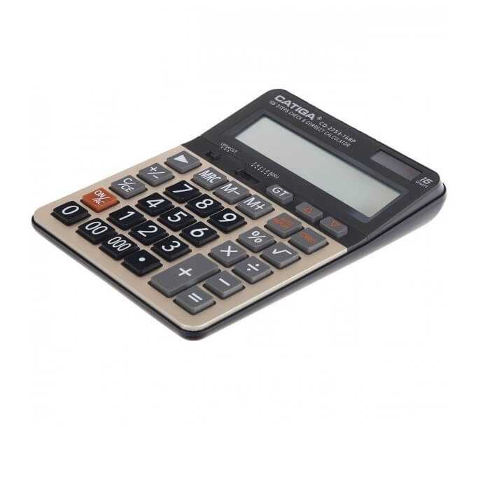 ماشین حساب رومیزی کاتیگا CD-2753-16 RP