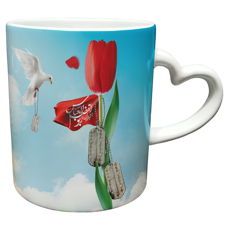 ماگ مدل دسته قلبی طرح جانباز کد 20