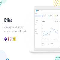 دانلود قالب مدیریت بوت استرپ Enlink