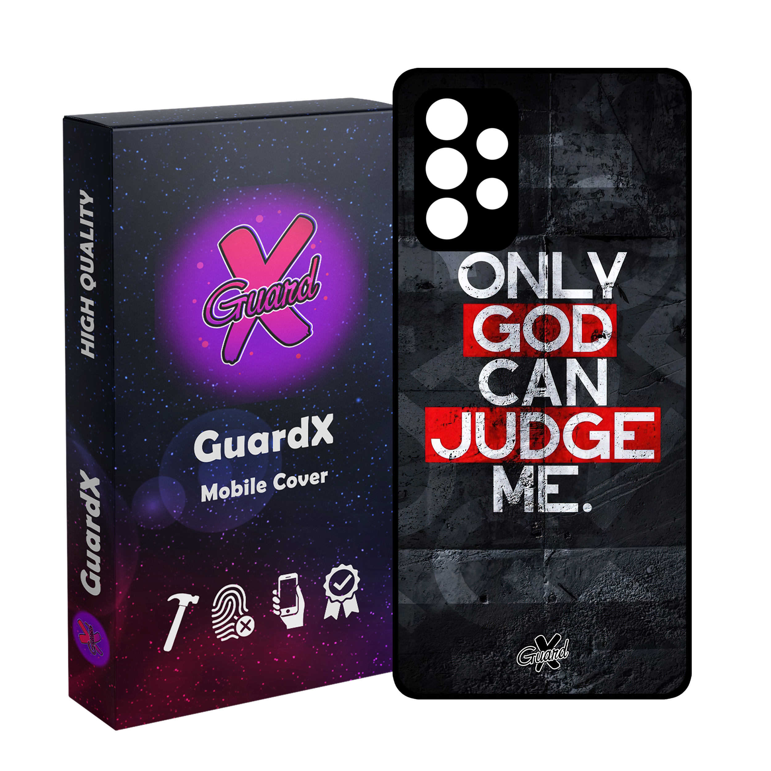 کاور گارد ایکس طرح Text مدل Glass10483 مناسب برای گوشی موبایل سامسونگ Galaxy A13 4G