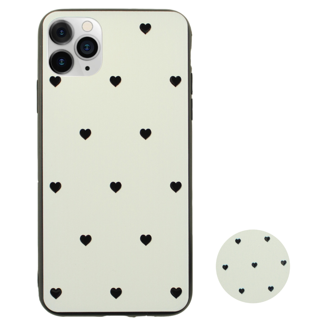 کاور مدل Love مناسب برای گوشی موبایل اپل iPhone 11 Pro Max به همراه پاپ سوکت 
