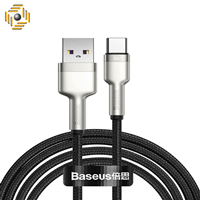 کابل Type C فست شارژ بیسوس Baseus Cafule Series Metal CAKF000101 طول 1 متر توان 66 وات