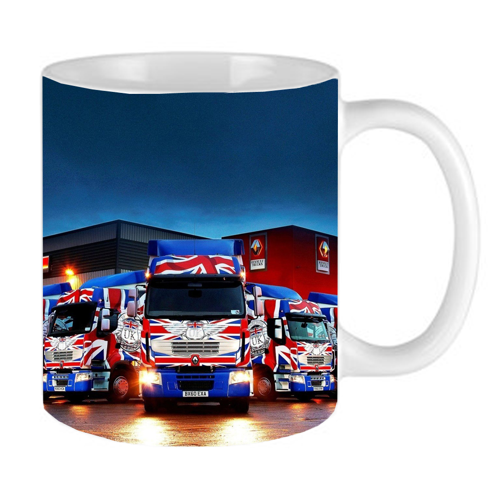 ماگ طرح کامیون تریلی مدل TRUCK 83