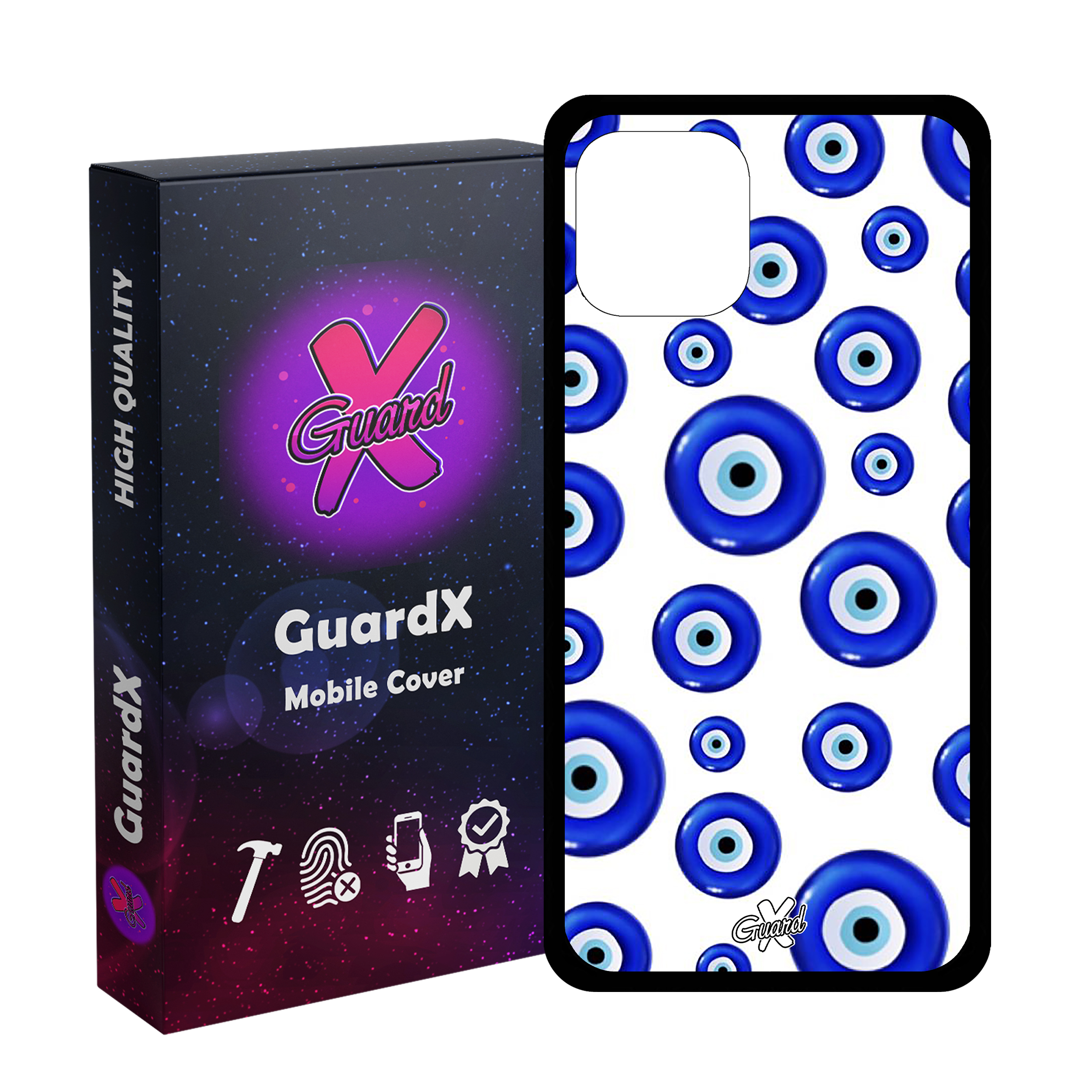 کاور گارد ایکس طرح چشم نظر مدل Glass10432 مناسب برای گوشی موبایل اپل iPhone 11 Pro