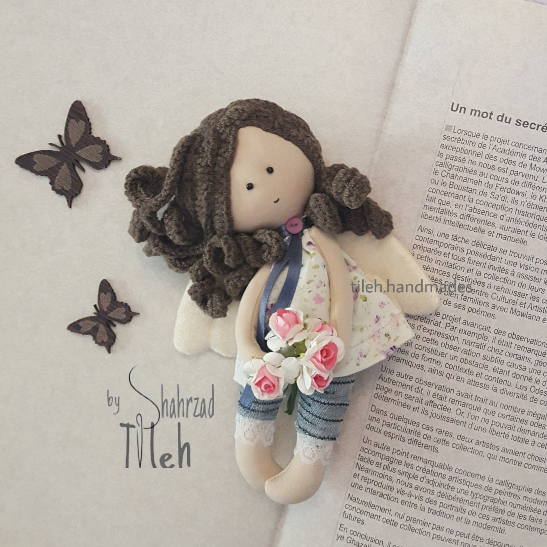 عروسک فرشته ی خاص زیبا و دلبر برای تمامی سنین قابلیت آویز کردن 