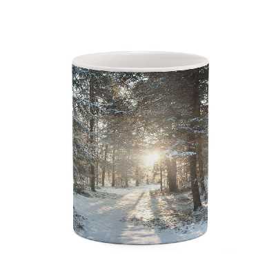 ماگ کاکتی طرح منظره برفی مدل mgh18505