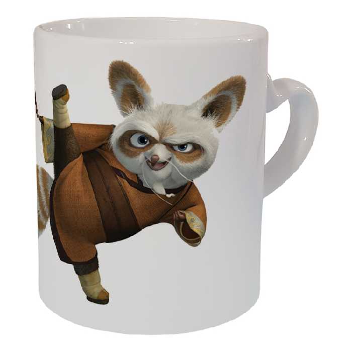 ماگ مدل دسته قلبی طرح پاندا کنگ فو کار کد 56