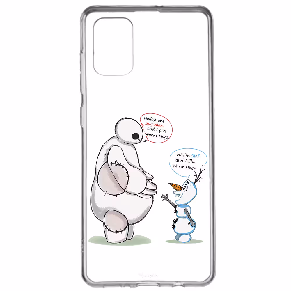 کاور طرح Olaf &amp; Baymax مناسب برای گوشی موبایل سامسونگ Galaxy A51 