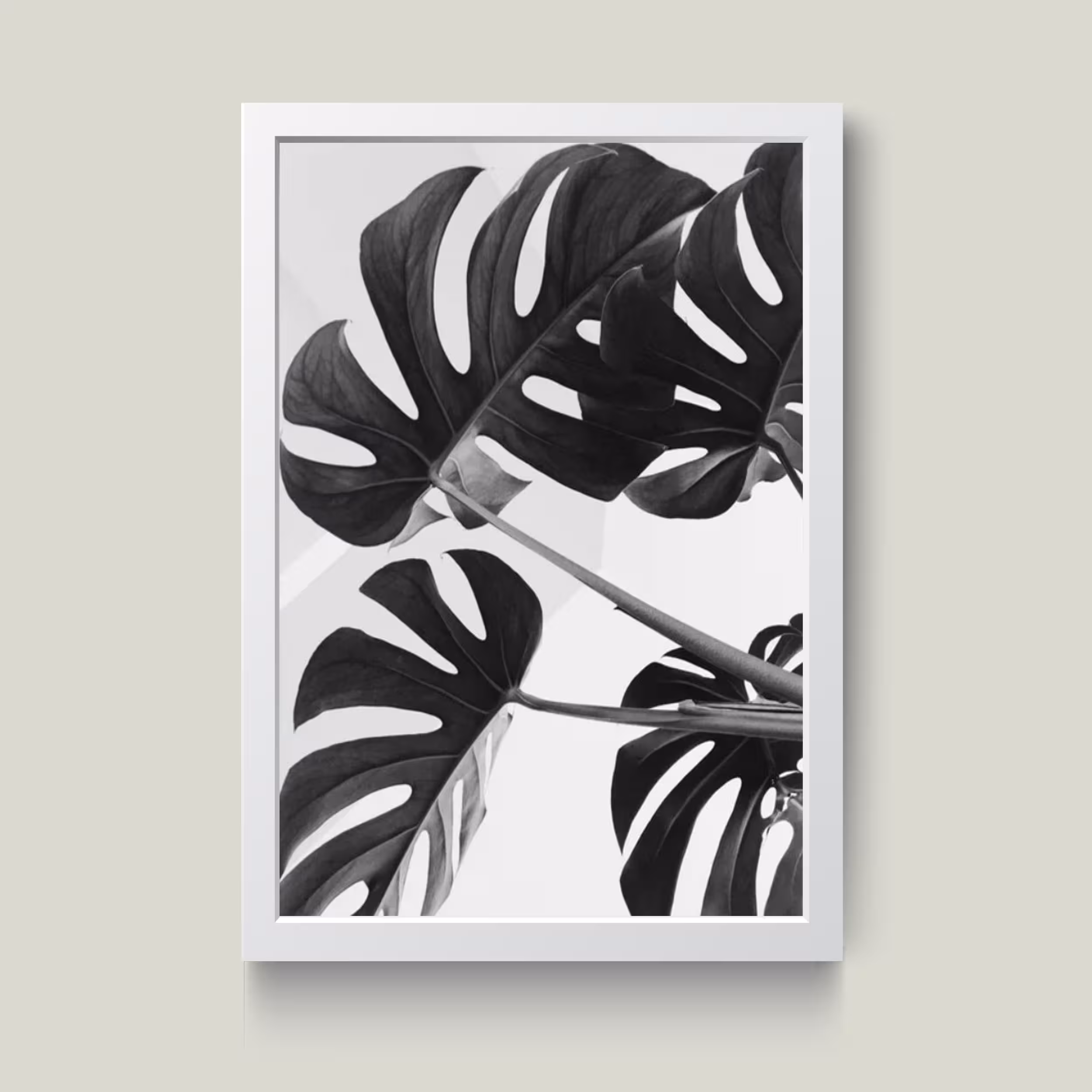 تابلو مدل مینیمال Leaf کدS0636-w