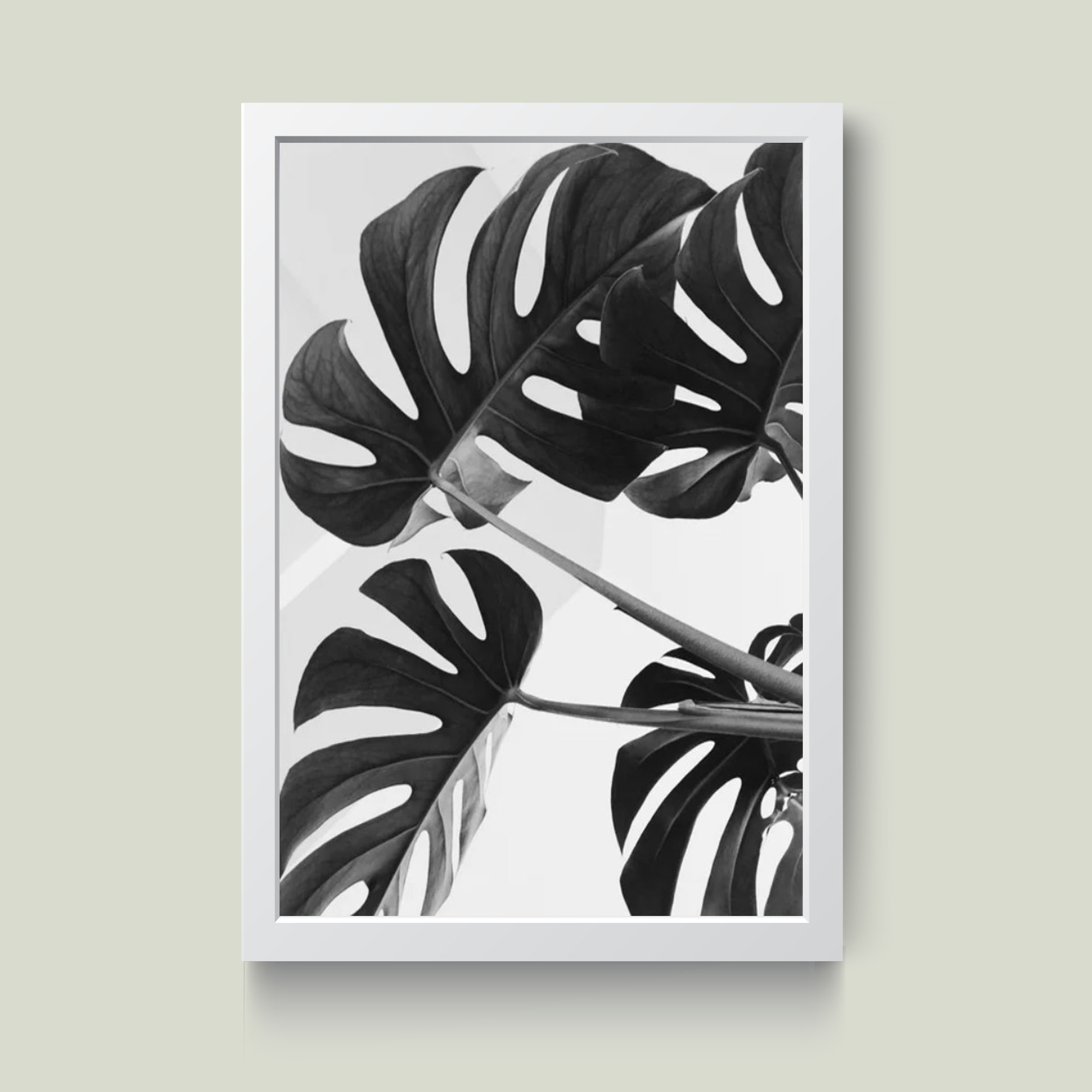 تابلو مدل مینیمال Leaf کدS0636-w