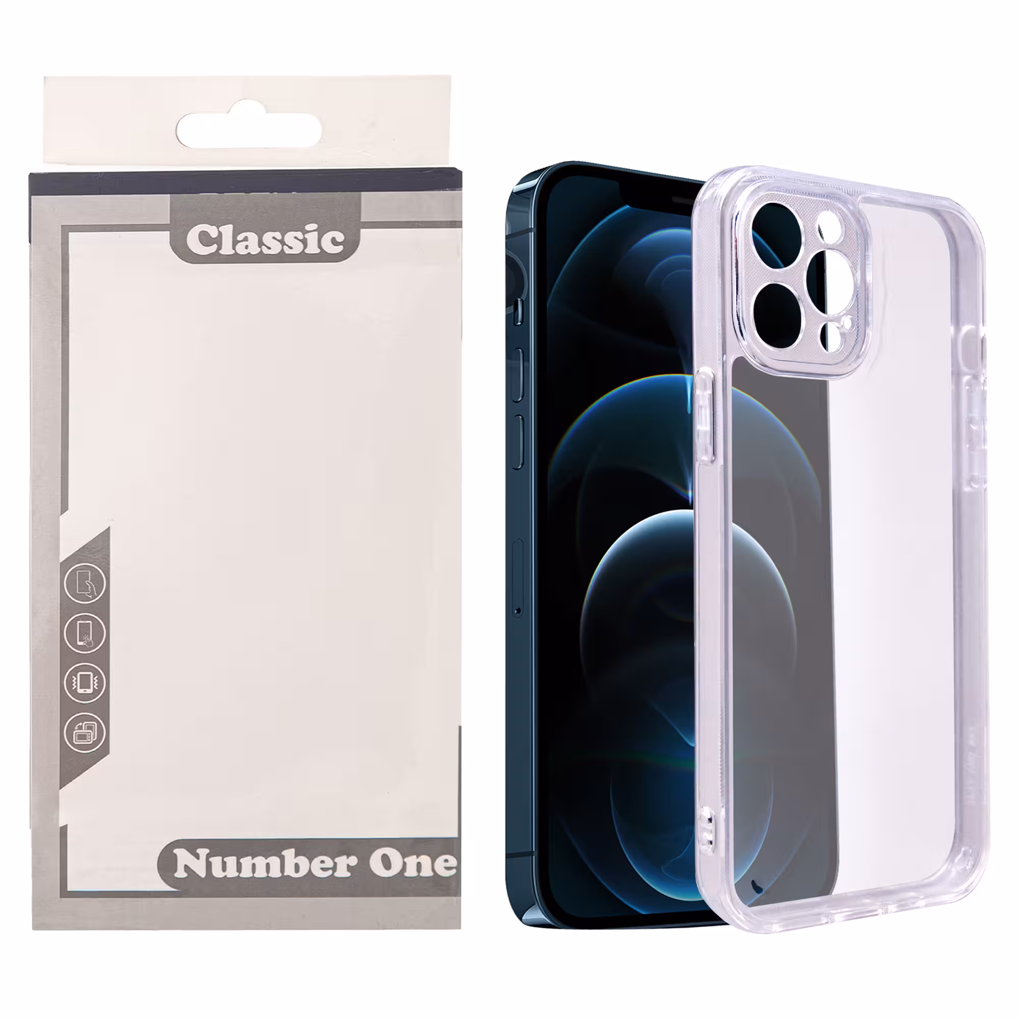 کاور کلاسیک مدل شفاف کد KHO.184 مناسب برای گوشی موبایل اپل IPHONE 13 PRO MAX