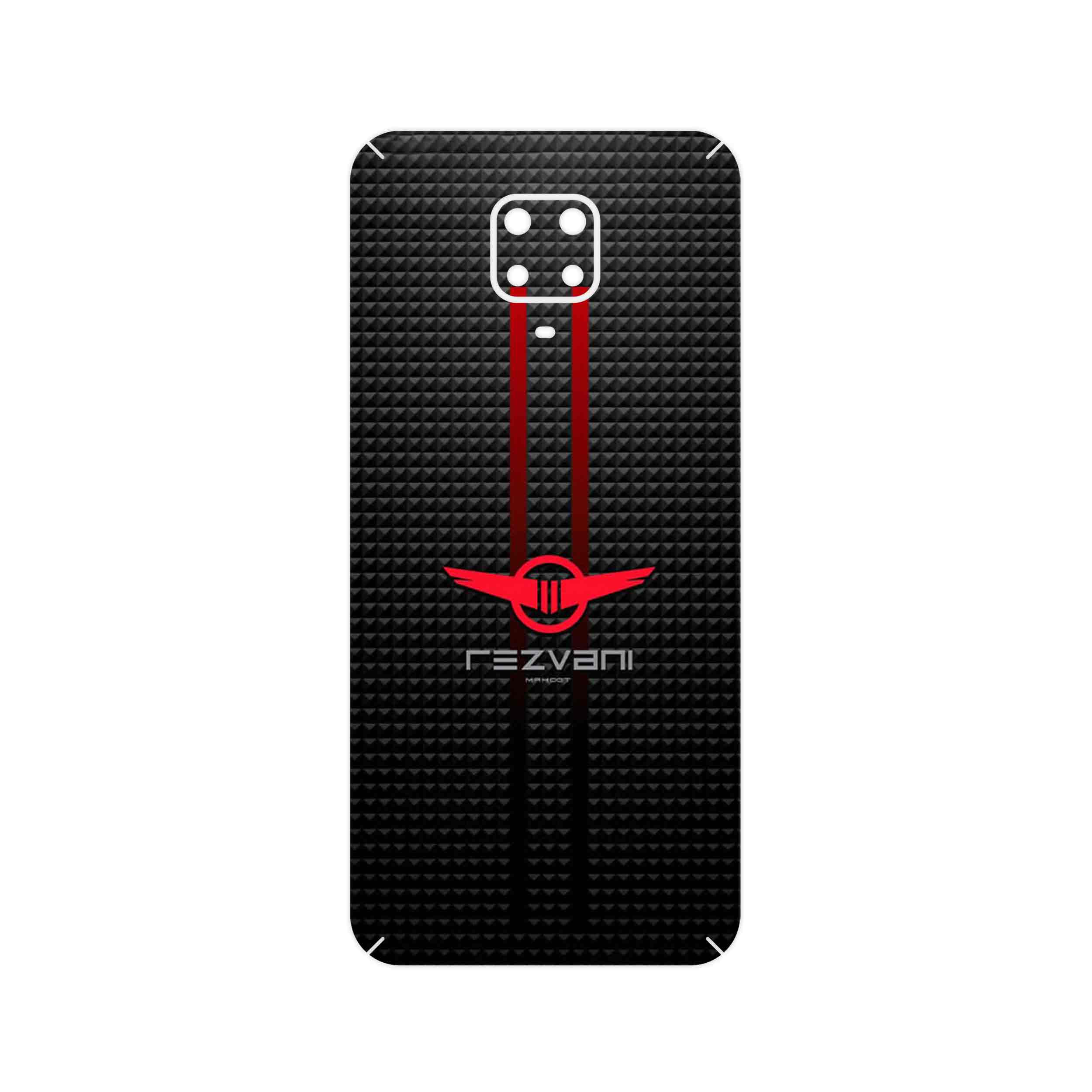 برچسب پوششی ماهوت مدل Rezvani Motors مناسب برای گوشی موبایل شیائومی Redmi Note 9 Pro