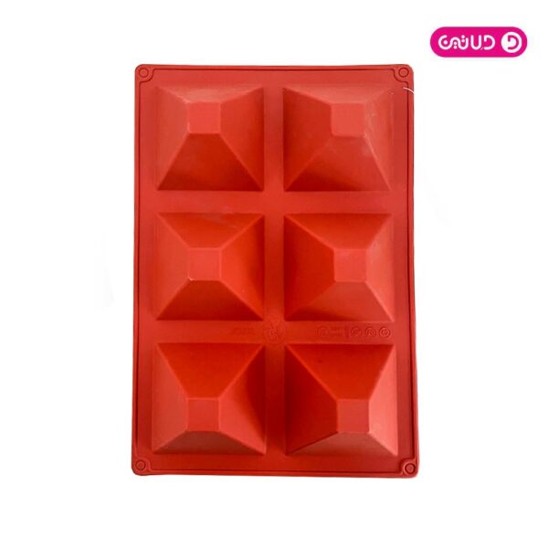 قالب سیلیکونی هرم 7.5 سانت 6 خانه