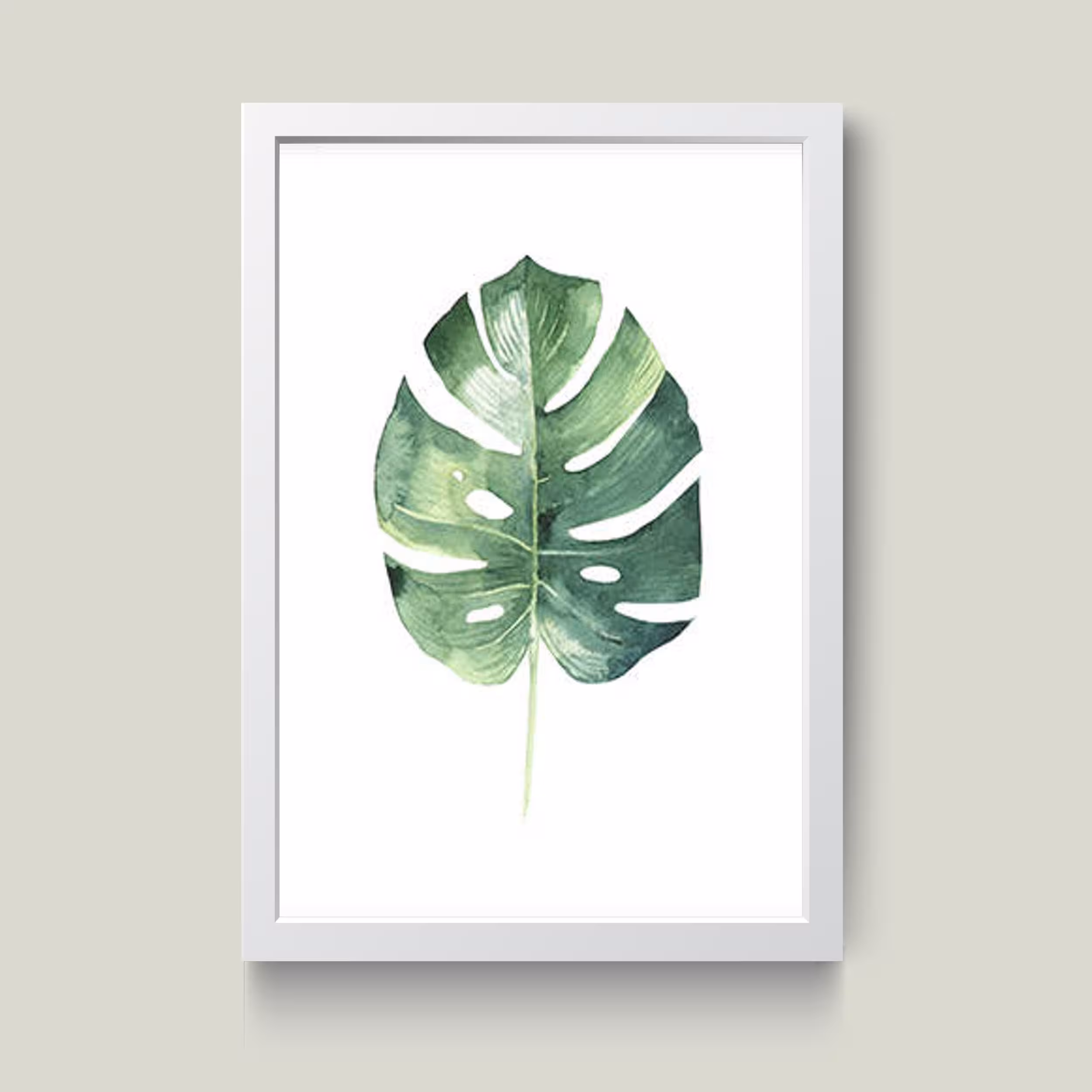 تابلو مدل مینیمال Leaf کدm2412-w