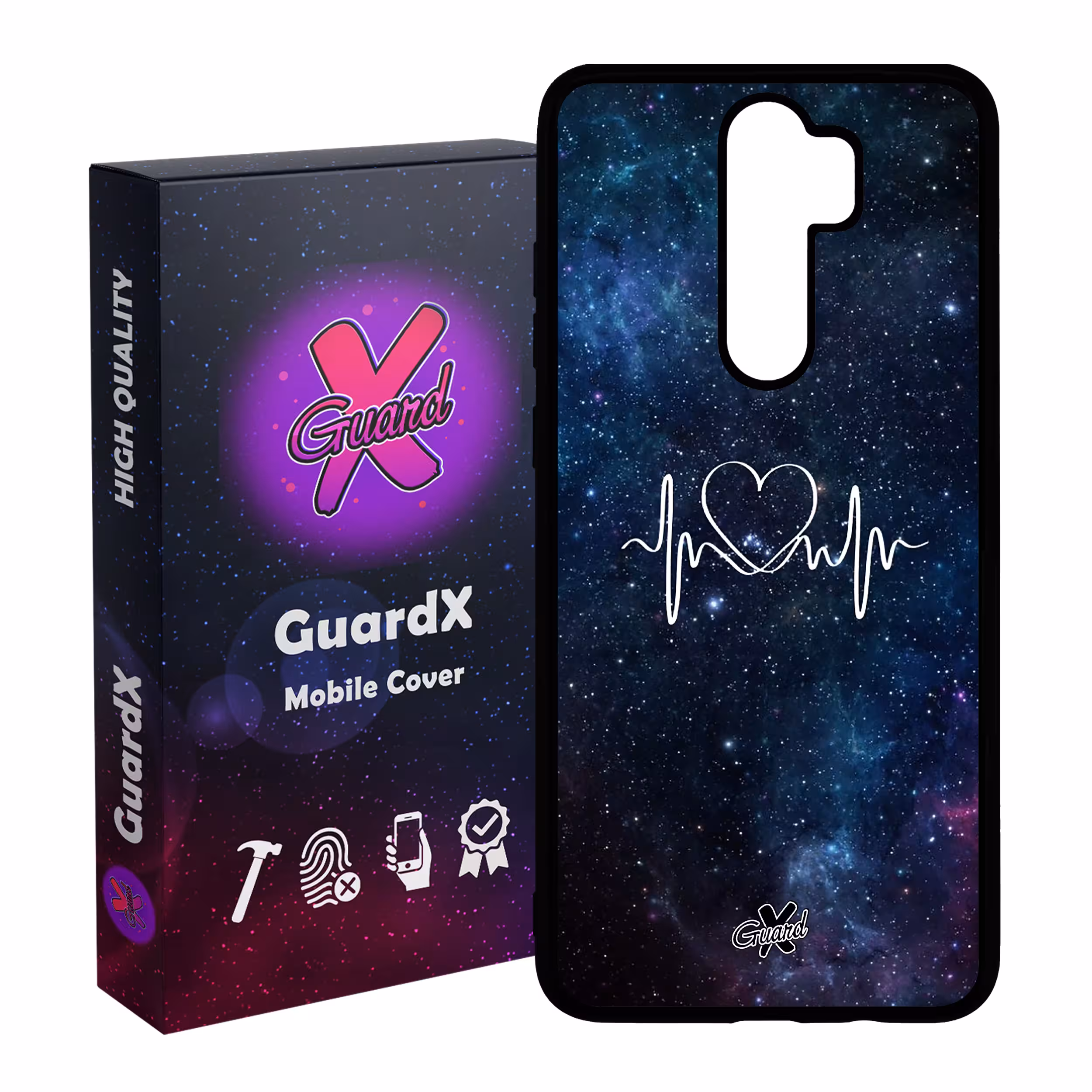کاور گارد ایکس طرح Love مدل Glass10114 مناسب برای گوشی موبایل شیائومی Redmi 9 / 9 Prime