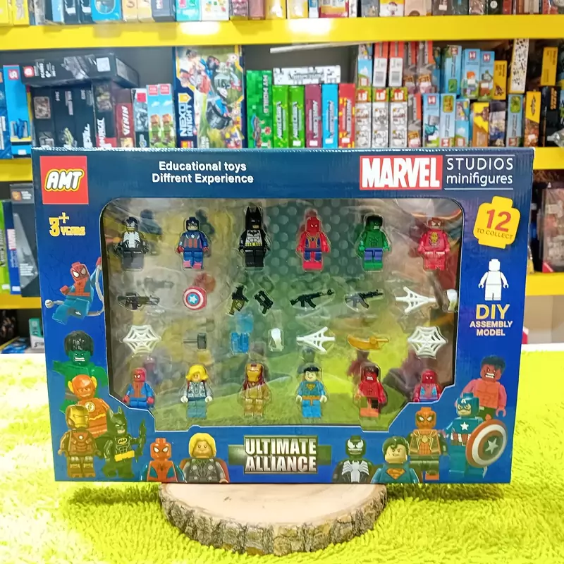 اسباب بازی لگو شخصیت مارول و دی سی 12 عددی