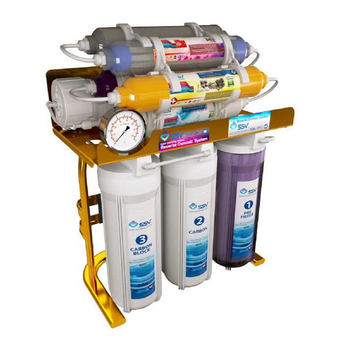 دستگاه تصفیه کندده آب اس اس وی مدل MaxGold X900