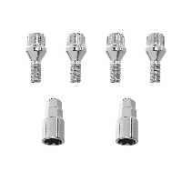 پیچ چرخ و رینگ ضد سرقت خودرو قطعه سازان کبیر مدل PICH-L90-30900 مناسب برای رنو L90 مجموعه 6 عددی | کالا مکس