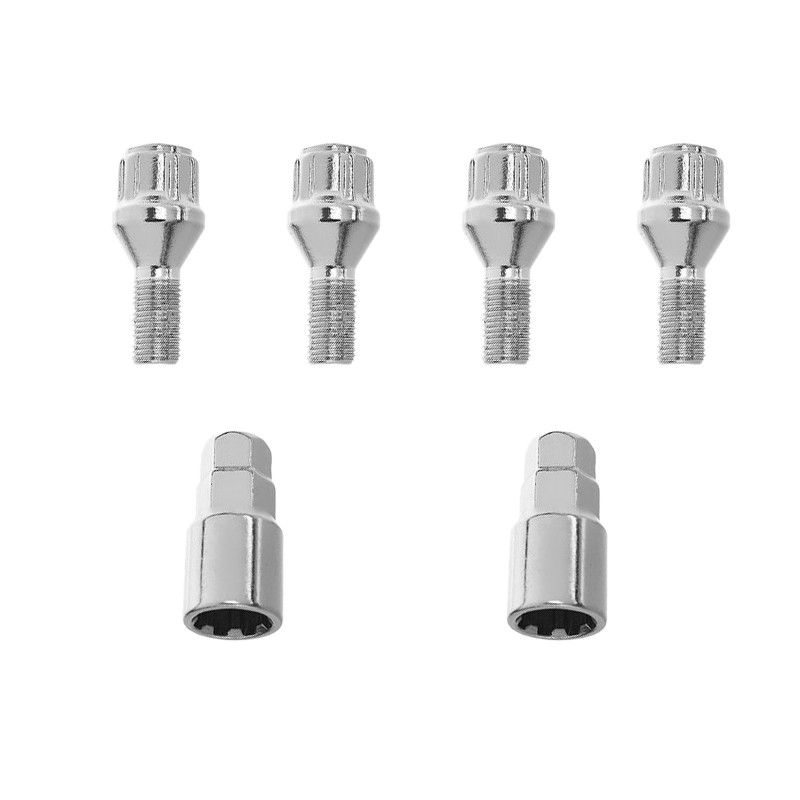 پیچ چرخ و رینگ ضد سرقت خودرو قطعه سازان کبیر مدل PICH-L90-30900 مناسب برای رنو L90 مجموعه 6 عددی | کالا مکس