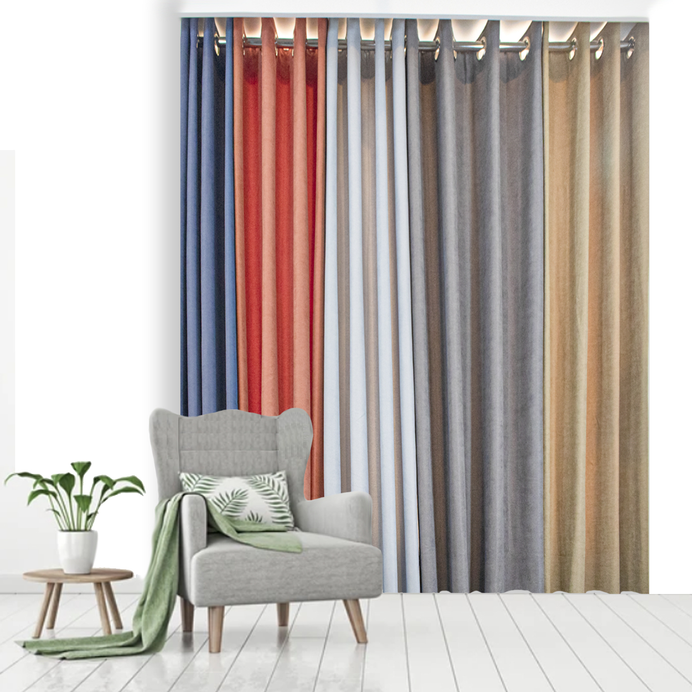  پرده مدل 10122 سایز 290x140 سانتی متر