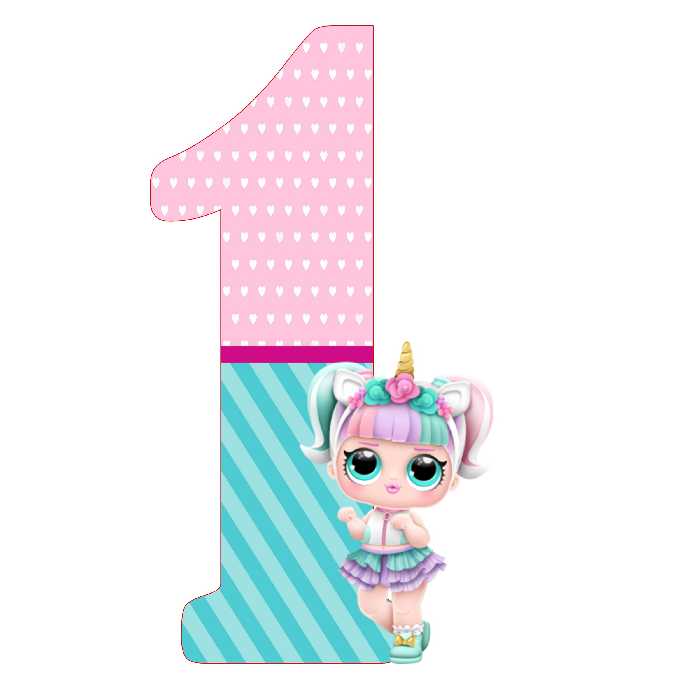 استند رومیزی تولد طرح عدد 1 مدل ال و ال کد 02