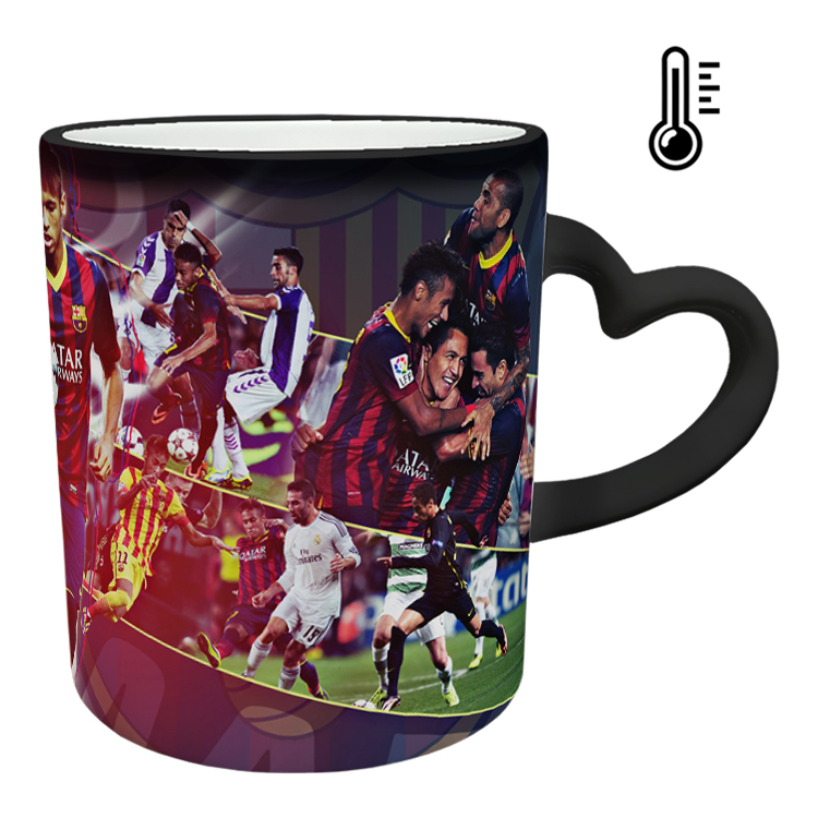 ماگ حرارتی مدل دسته قلبی طرح نیمار کد 93