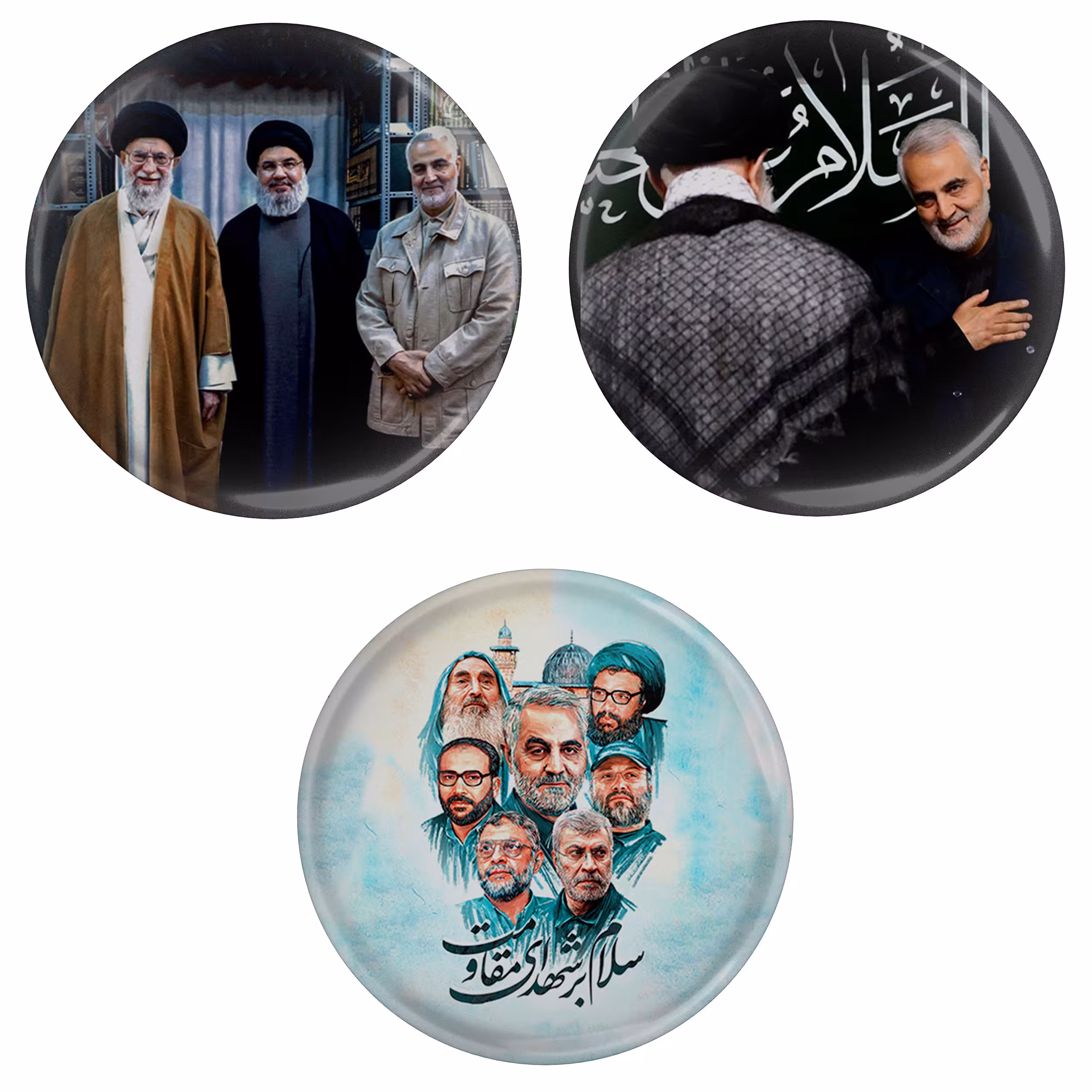 پیکسل مدل S3-72 طرح سردار شهید حاج قاسم سلیمانی مجموعه 3 عددی